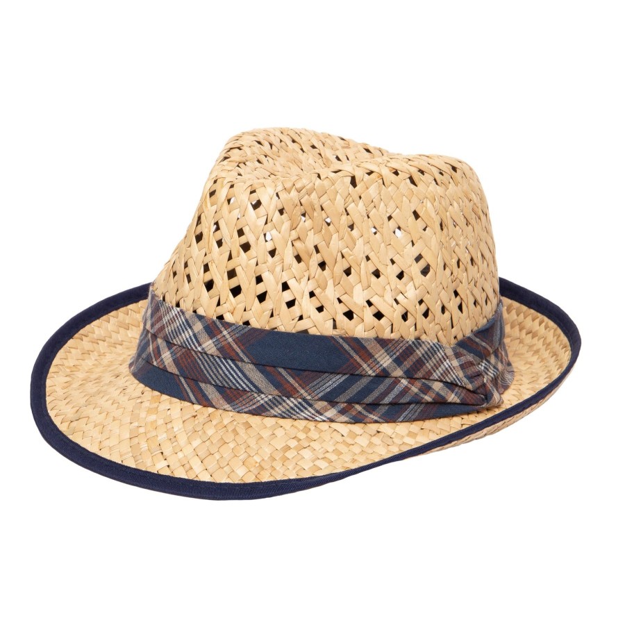 Men San Diego Hat | Men'S Open Weave Crown Rush Straw Fedora