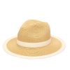 Women San Diego Hat | Women'S Water Repellent Striped Fedora