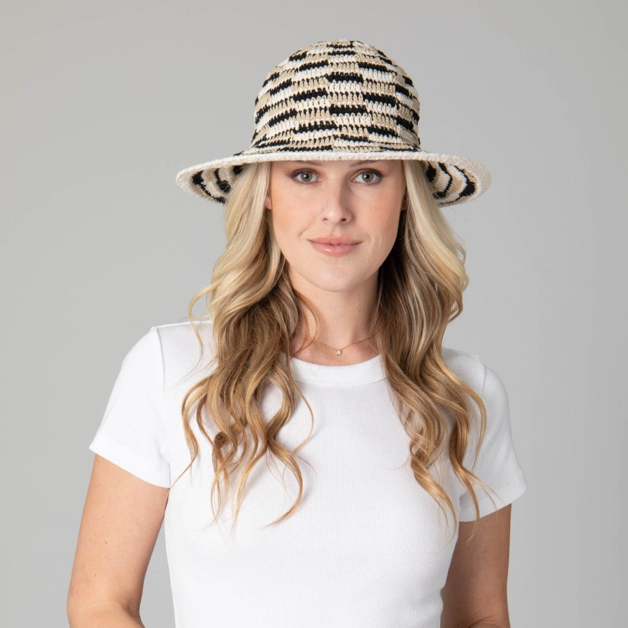 Women San Diego Hat | Heather Pattern Women'S Crocheted Brim Hat