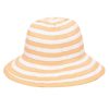 Kids San Diego Hat | Kids Striped Ribbon Bucket Hat With Chin Strap