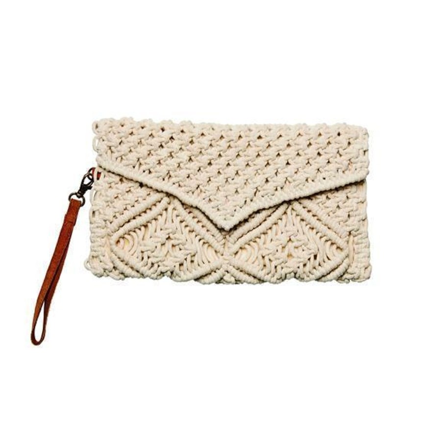 Women San Diego Hat Bags | Women'S Macrame Clutch (Bsb1754)