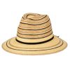 Women San Diego Hat | Paradise-Paperbraid Multi Striped Fedora