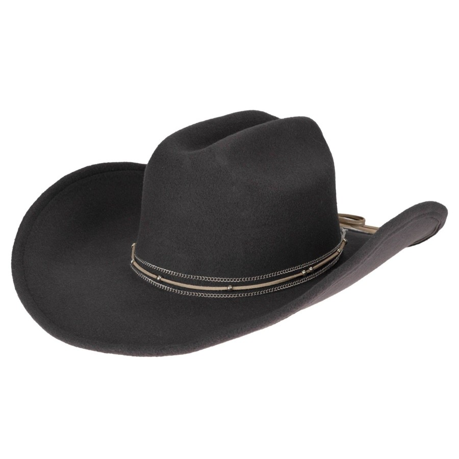 Women San Diego Hat | Faux Felt Cattleman'S Crease Cowboy