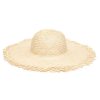 Women San Diego Hat | Women'S Woven Sun Hat W/Frayed Edge (Sps1006)