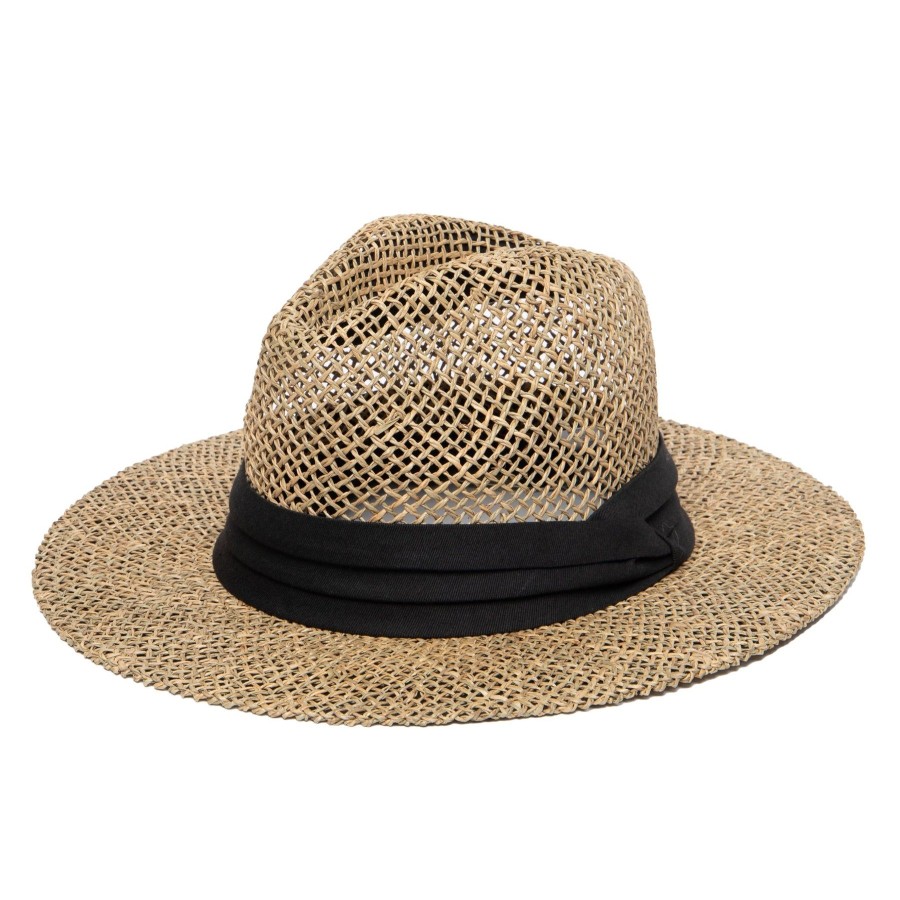 Men San Diego Hat | Mens Rush Straw Wide Brim Fedora