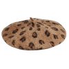 Women San Diego Hat | Women'S Leopard Print Wool Beret