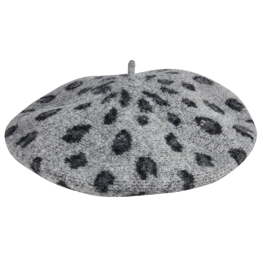 Women San Diego Hat | Women'S Leopard Print Wool Beret