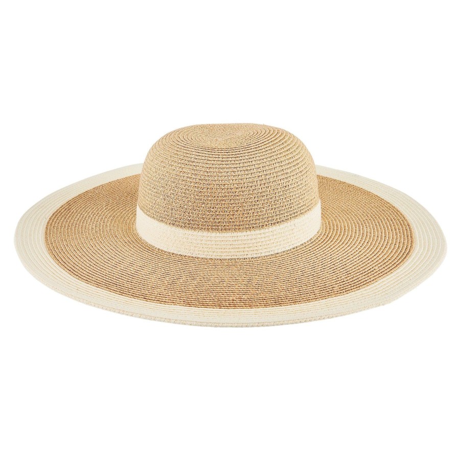 Women San Diego Hat | Women'S Water Repellent Striped Floppy