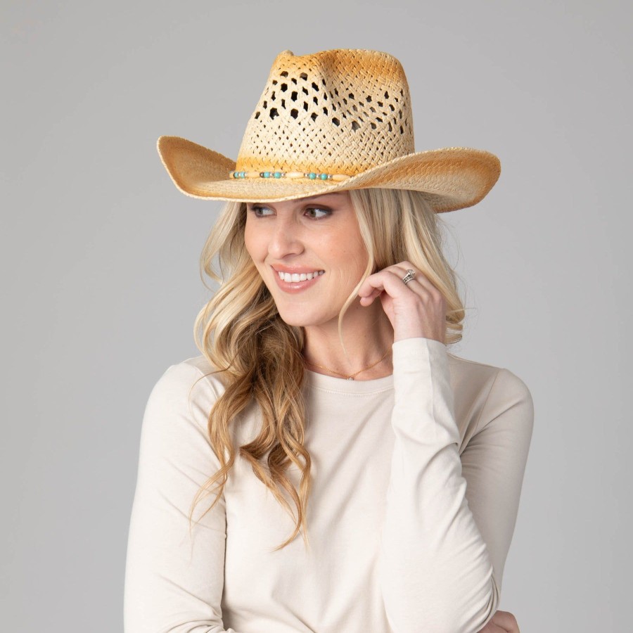 Women San Diego Hat | Kaia Women'S Pinched Crown Cowboy