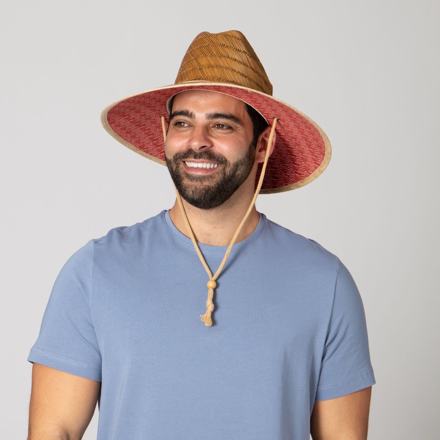 Men San Diego Hat | Men'S Rush Straw Lifeguard