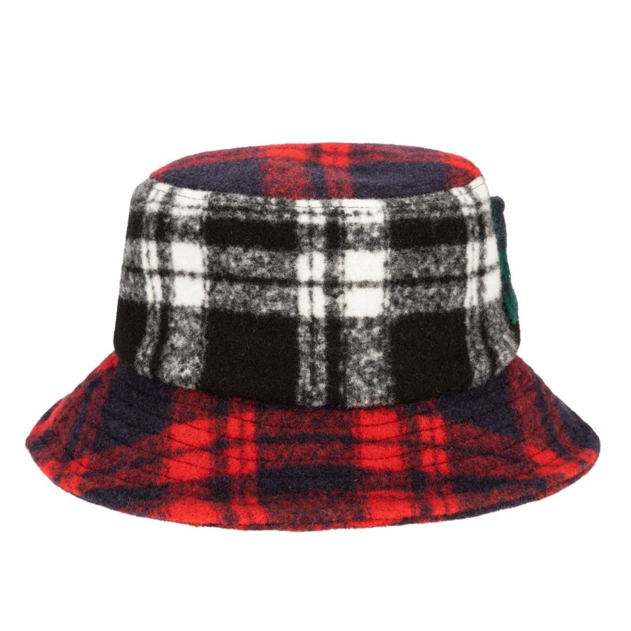 Women San Diego Hat | Anita Mixed Plaid Bucket