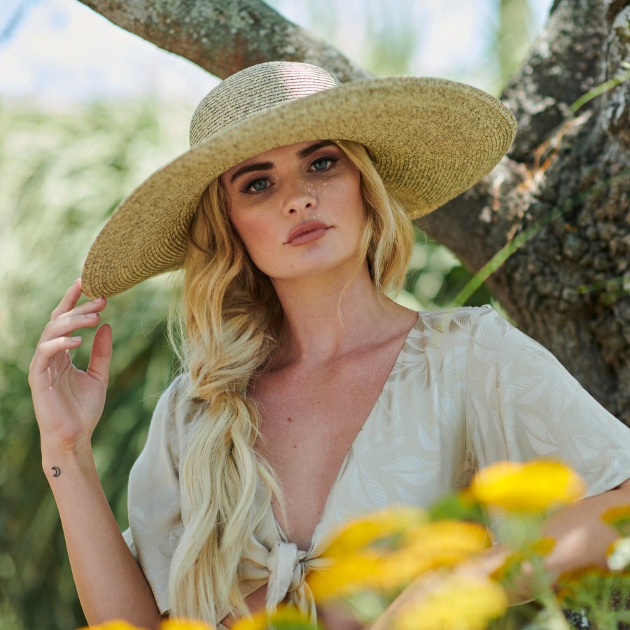 Women San Diego Hat | Women'S Ultrabraid Back Knot Floppy Hat