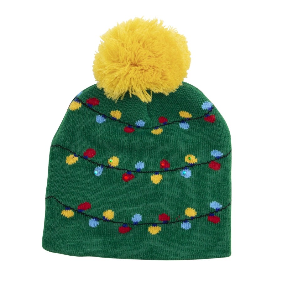 Kids San Diego Hat | Kid'S Light Up Beanie With Tree & Lights