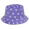 Kids San Diego Hat | Kid'S Corduroy Bucket With Daisy Embroidery