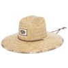 Men San Diego Hat | Mens Rush Straw Lifeguard With Tropical Palm Leaf Under-Brim