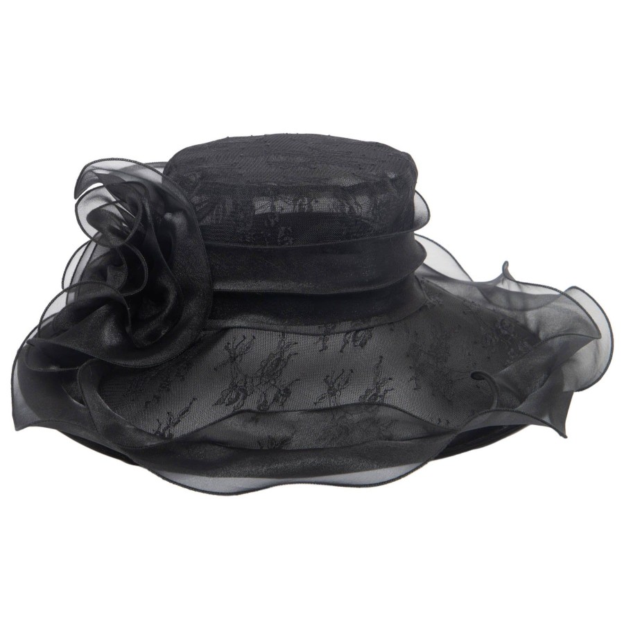 Women San Diego Hat | Women'S Stiff Mesh Organza Dress Hat