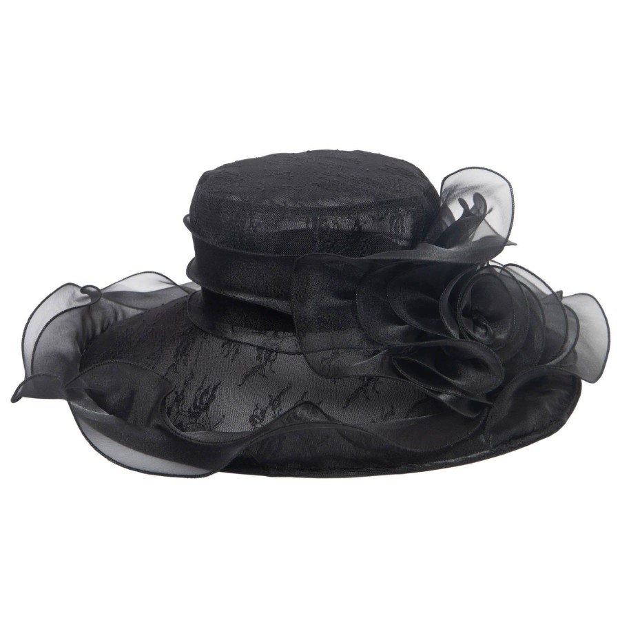 Women San Diego Hat | Women'S Stiff Mesh Organza Dress Hat