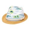 Kids San Diego Hat | 2-4 Yr Kid'S Paperbraid Fedora With Tropical Print