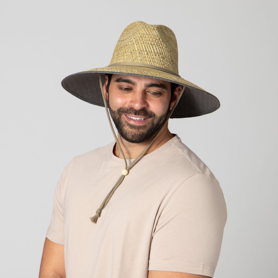 Men San Diego Hat | Men'S Rush Straw Lifeguard (Rsm594)