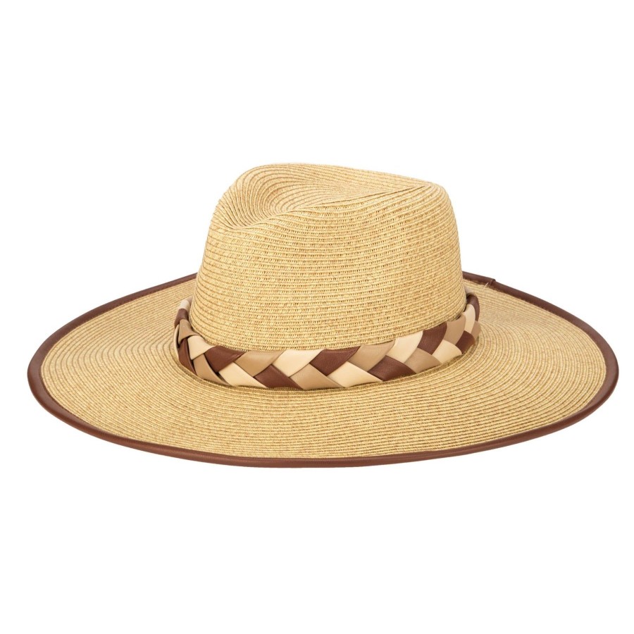 Women San Diego Hat | Boss Fedora-Ultrabraid Fedora With Braided Faux Band