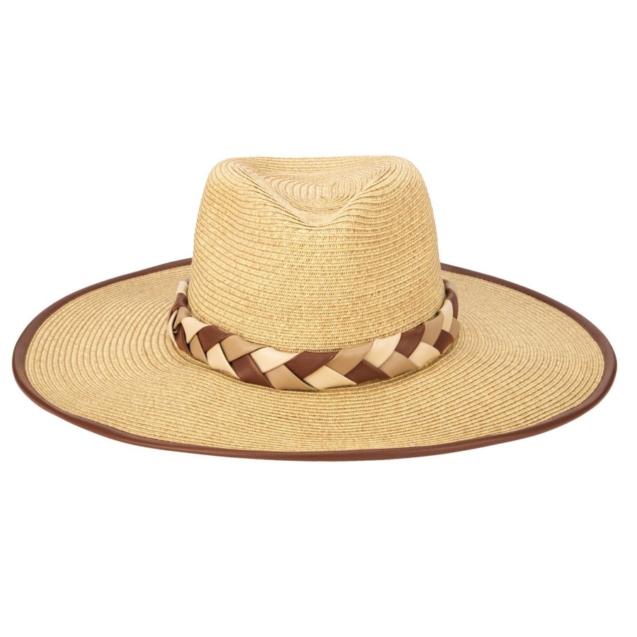 Women San Diego Hat | Boss Fedora-Ultrabraid Fedora With Braided Faux Band