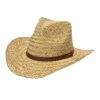 Men San Diego Hat | Men'S Woven Rush Straw Cowboy With Pu Band