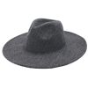 Women San Diego Hat | Women'S Faux Felt Wide Brim Fedora