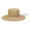 Women San Diego Hat | Easy Going-Seagrass Bucket Hat With Raw Edge