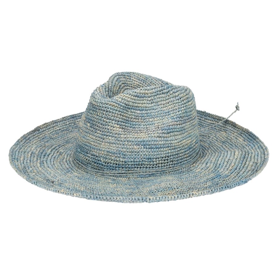 Women San Diego Hat | Marina Women'S Crochet Raffia Fedora