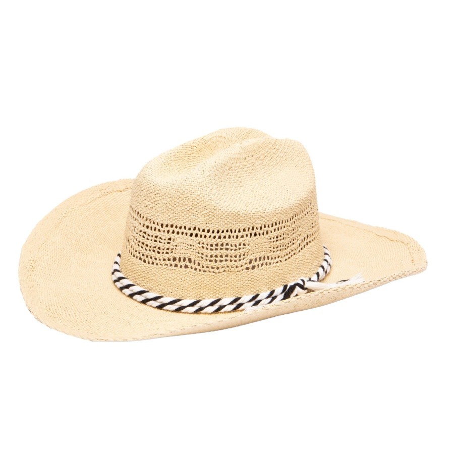 Women San Diego Hat | Women'S Woven Cowboy With 2 Tone Cotton Band