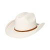 Women San Diego Hat | Women'S Felt Cowboy Hat W/Twisted Faux Leather Band