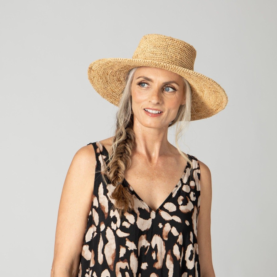 Women San Diego Hat | Womens Oval Crown Raffia