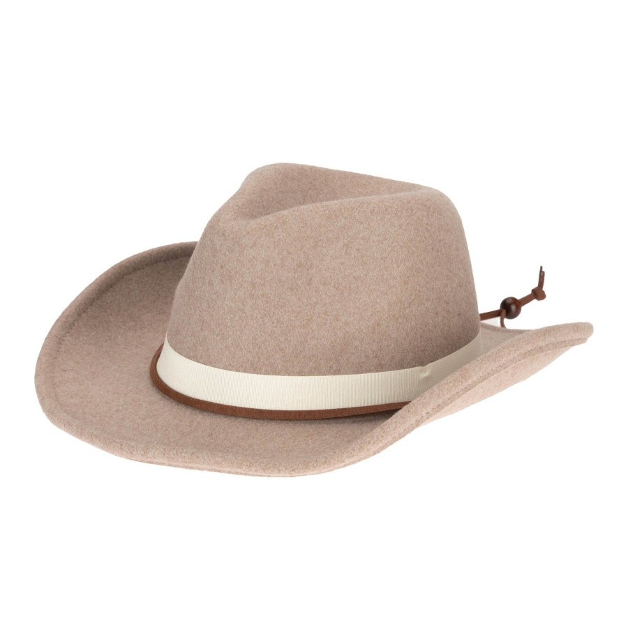 Kids San Diego Hat | Faux Felt Cowboy With Grosgrain Band