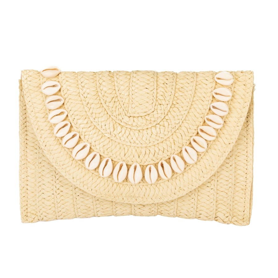 Women San Diego Hat Bags | Sunny Braided Clutch