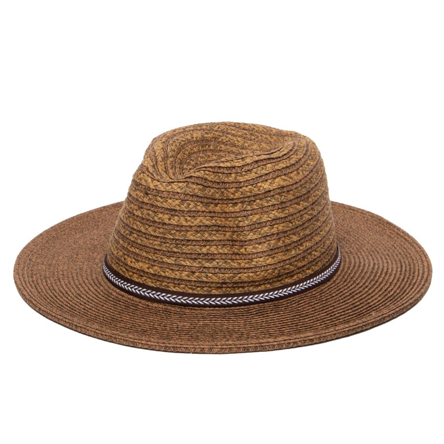 Men San Diego Hat | Men'S Ultrabriad Panama With Jacquard Trim