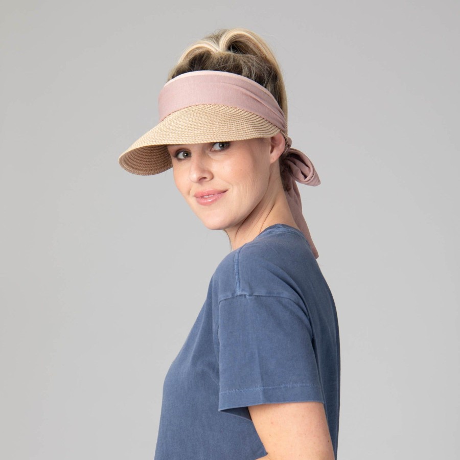 Women San Diego Hat | Crew-Women'S Ultrabraid Visor With Wrap Around Tie