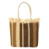 Women San Diego Hat Hat Care | Felecity-Crochet Vertical Stripe Tote