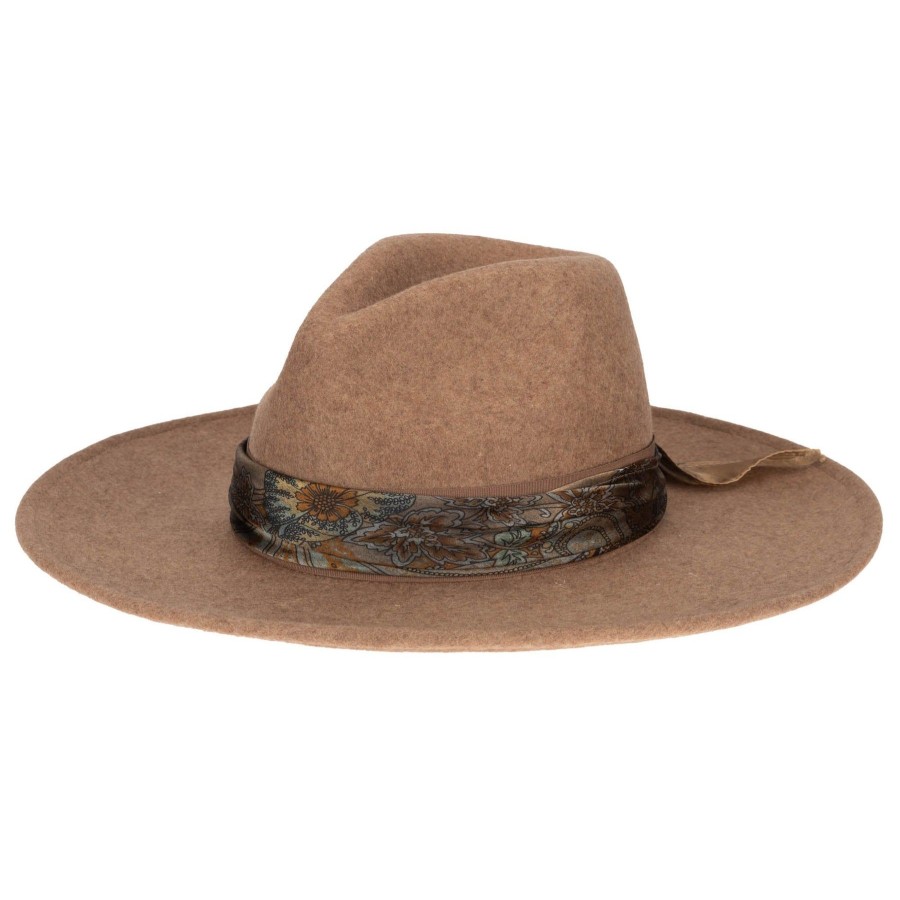 Women San Diego Hat | Cover Band Wool Felt Fedora