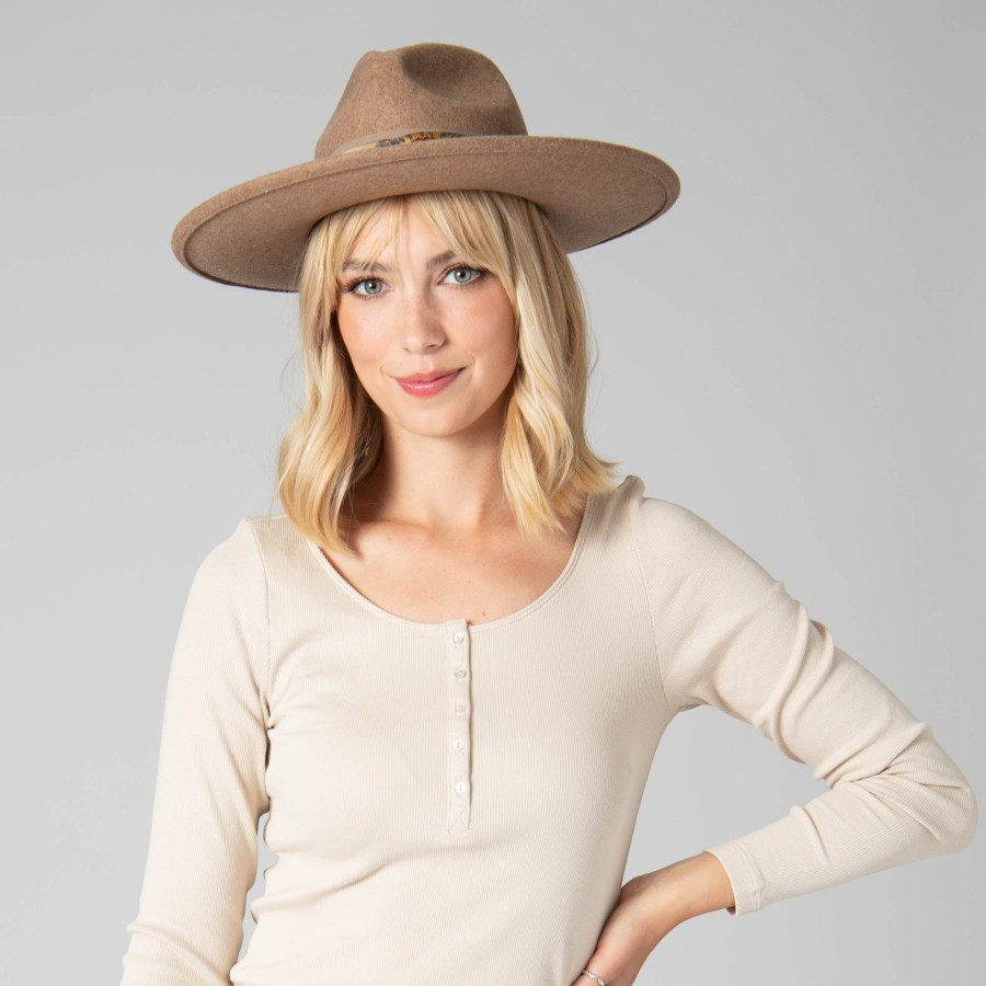 Women San Diego Hat | Cover Band Wool Felt Fedora