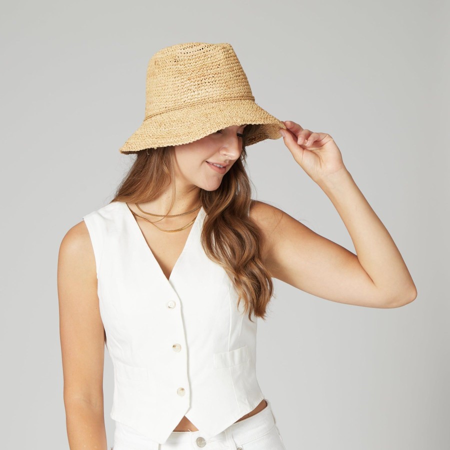 Women San Diego Hat | Womens Crochet Raffia Bucket (Rhs3106)