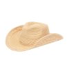 Women San Diego Hat | Women'S Mixed Braid Cowboy With Braid Insets