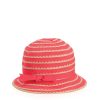 Kids San Diego Hat | Kids Ribbon And Paper Straw Bucket Hat With Ribbon Bow Detail