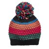 Women San Diego Hat | Women'S Striped Beanie W/Pom (Knh5001)