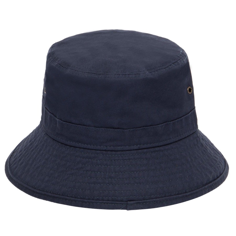 Men San Diego Hat | Men'S Washed Cotton Bucket With Side Grommets