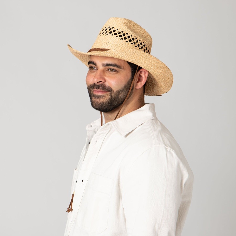 Men San Diego Hat | Mens Cowboy W/Chin Cord