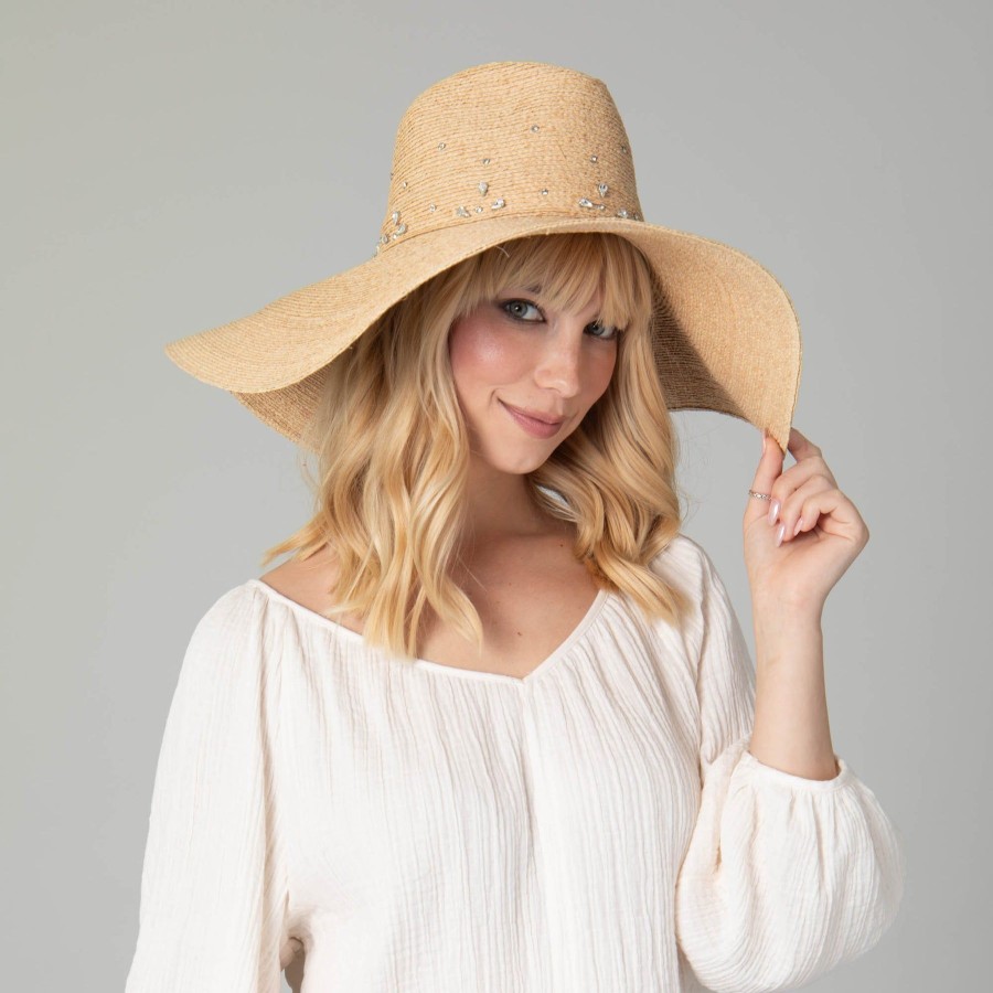 Women San Diego Hat | Glitz Wide Brim Fedora Sun Hat