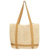 Women San Diego Hat Bags | Day Trip-Woven Tote With Hat Holder Straps