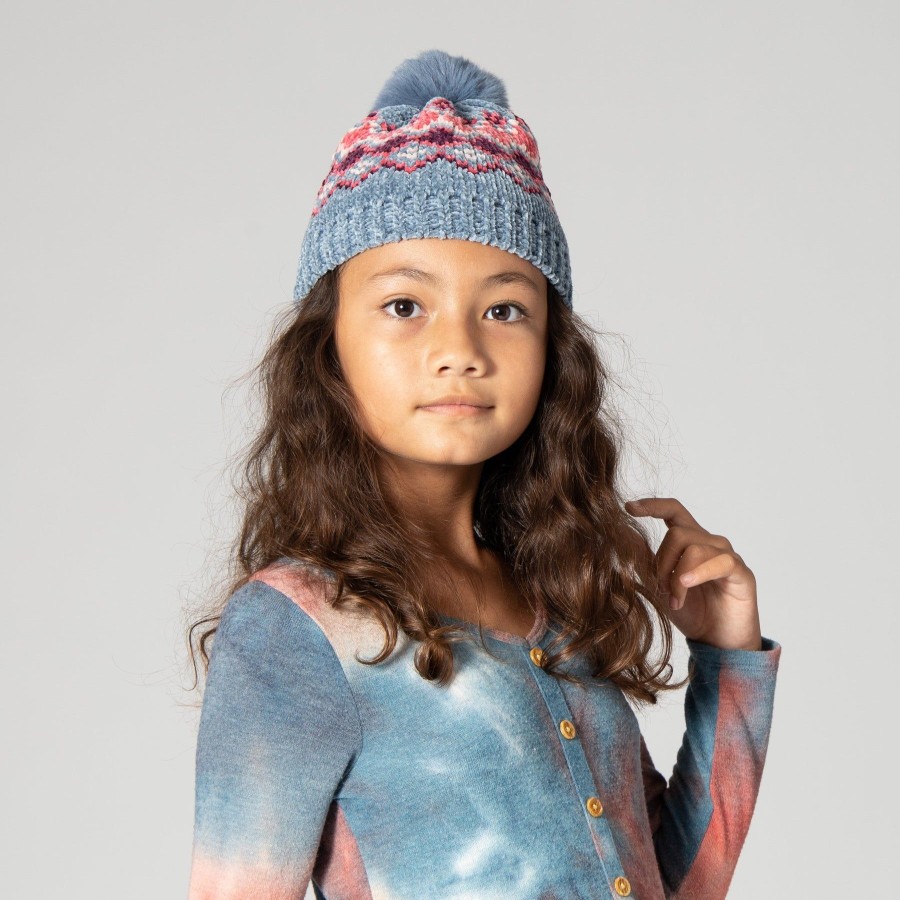 Kids San Diego Hat | Kid'S Chenille Jacquard Knit Beanie