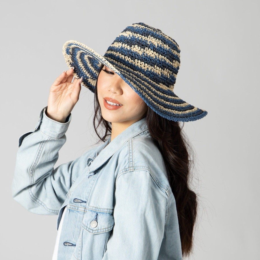 Women San Diego Hat | Women'S Space Dye Crochet Sun Hat (Pbm3021)