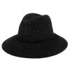 Women San Diego Hat | Women'S Chenille Knit Wide Brim Fedora